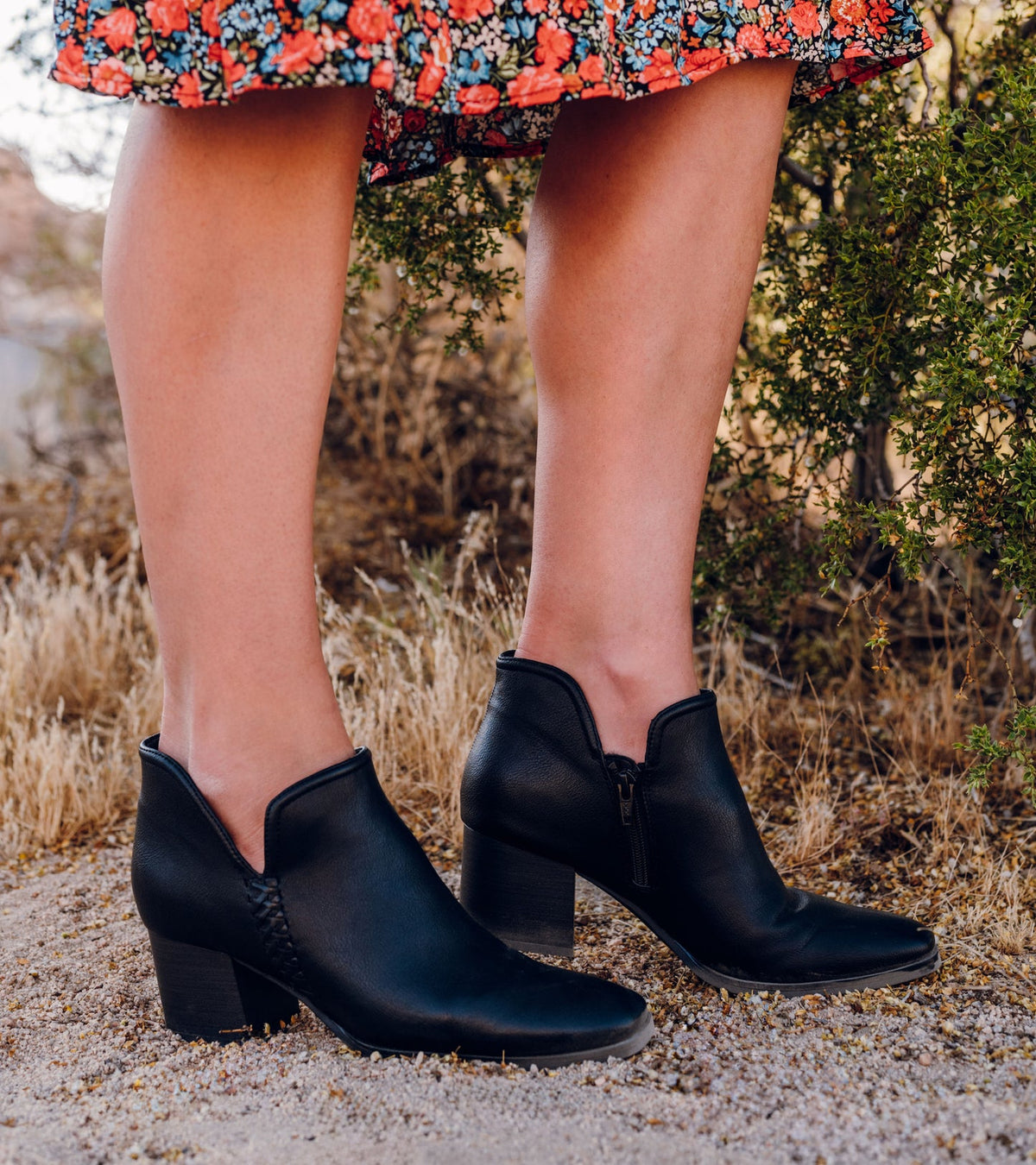 Tristen Ankle Bootie Black - Women