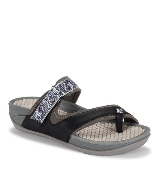 Deserae Slide Sandal Dark Grey - Women