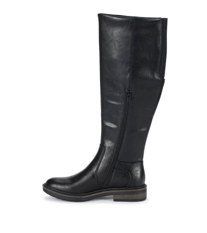 Autumn Wide Calf Riding Boot Black - Women