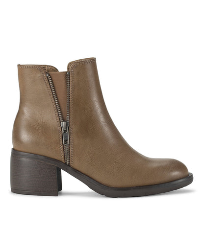 Avery Block Heel Bootie Truffle - Women