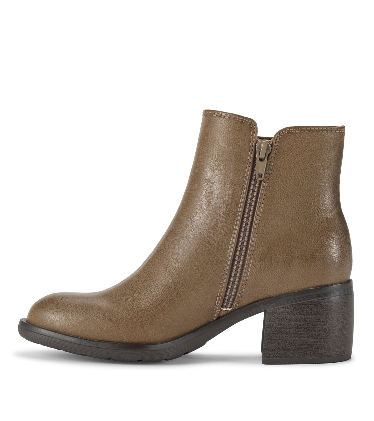 Avery Block Heel Bootie Truffle - Women