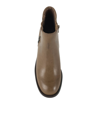 Avery Block Heel Bootie Truffle - Women