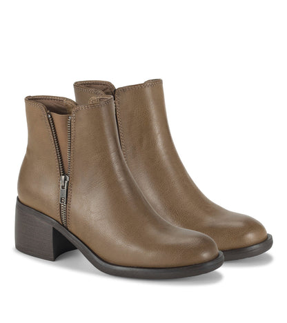 Avery Block Heel Bootie Truffle - Women