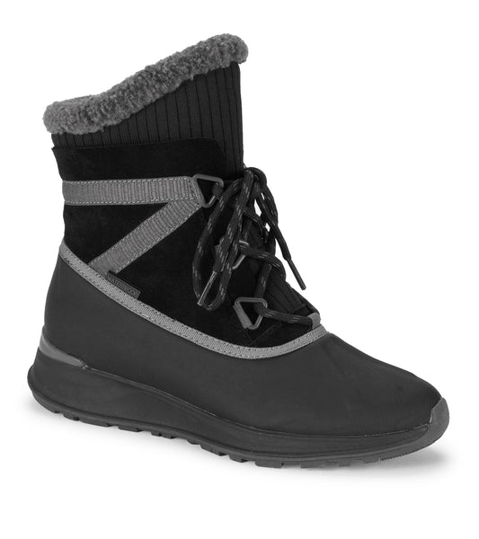 Bandie Waterproof Cold Weather Boot Black Suede - Women