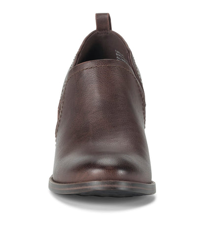 Caroline Ankle Bootie Dark Brown - Women