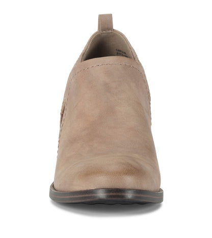 Caroline Ankle Bootie Light Mushroom - Women