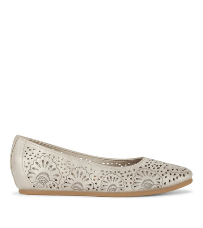 Chika Casual Flat Champagne - Women