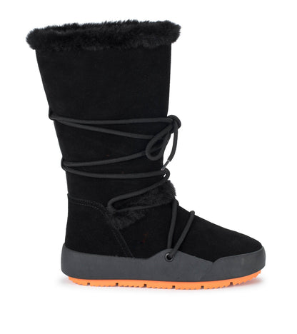 Danney Cold Weather Boot Black Suede - Women