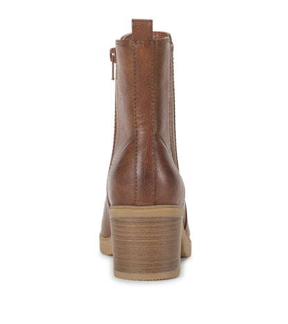 Feeney Block Heel Boot Cognac - Women