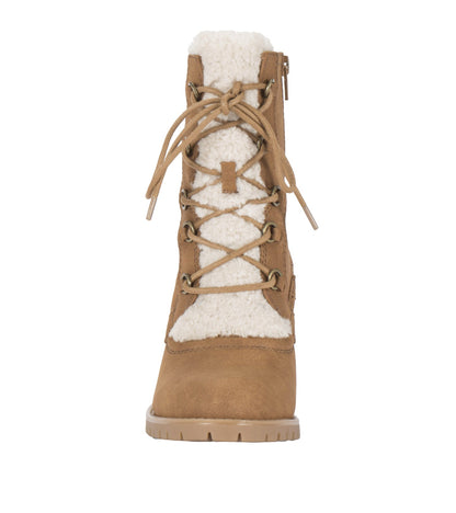 Hadlee Lace Up Bootie Cognac - Women