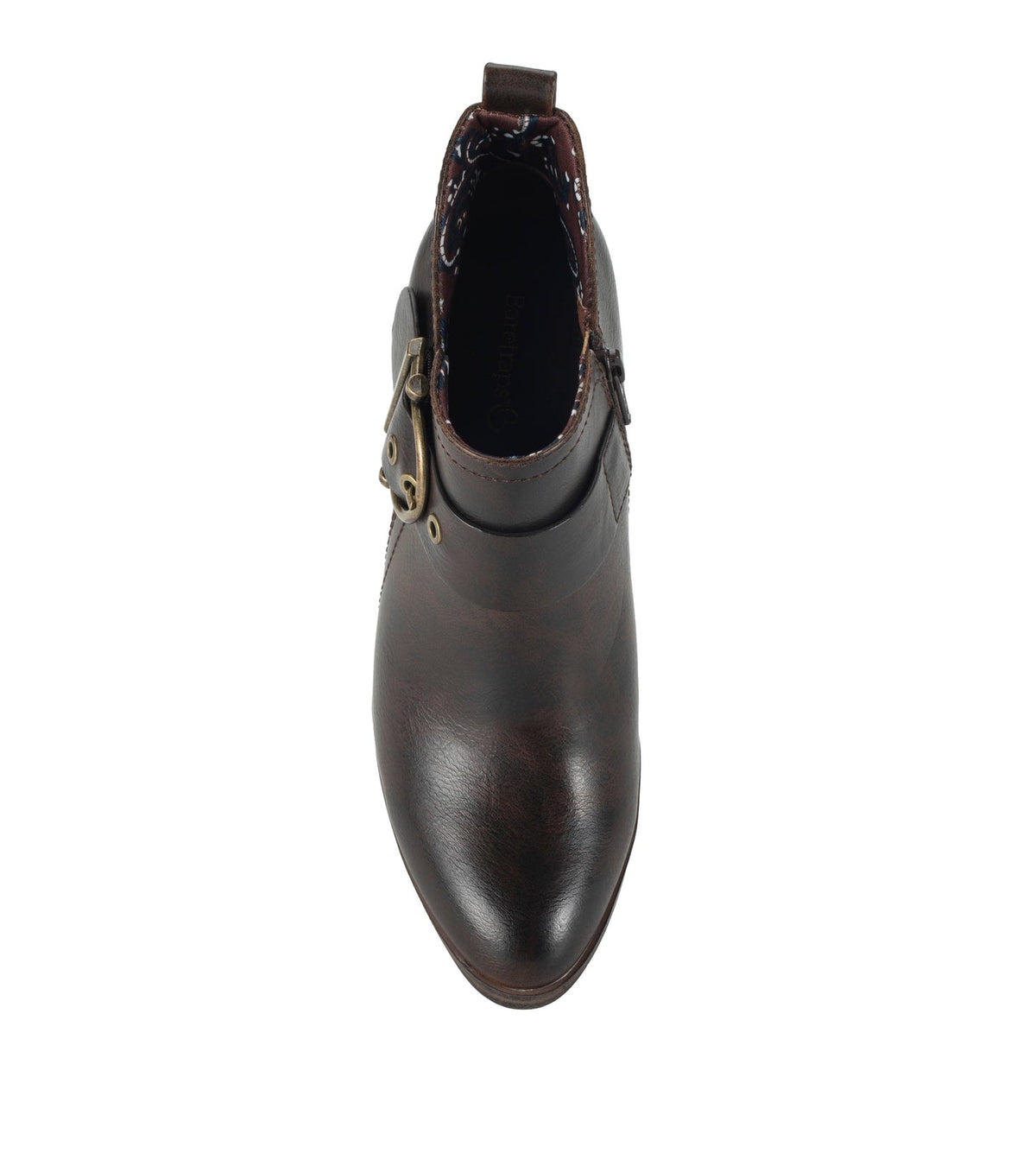Karina Block Heel Ankle Bootie Dark Brown - Women