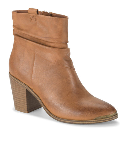 Katherine Block Heel Bootie Cognac - Women