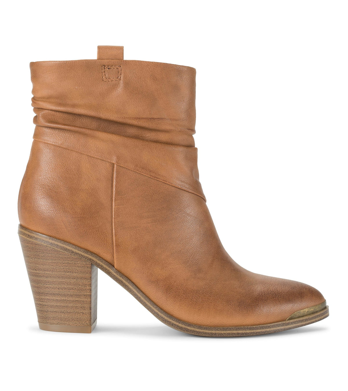 Katherine Block Heel Bootie Cognac - Women