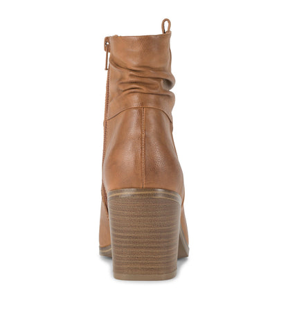 Katherine Block Heel Bootie Cognac - Women