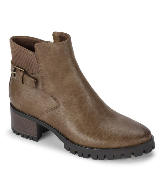 Kemper Lug Sole Bootie Dark Taupe - Women