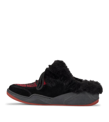 Landon Clog Slipper Black/Red - Women