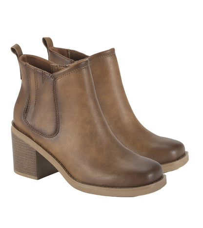 Maria Block Heel Bootie Auburn - Women