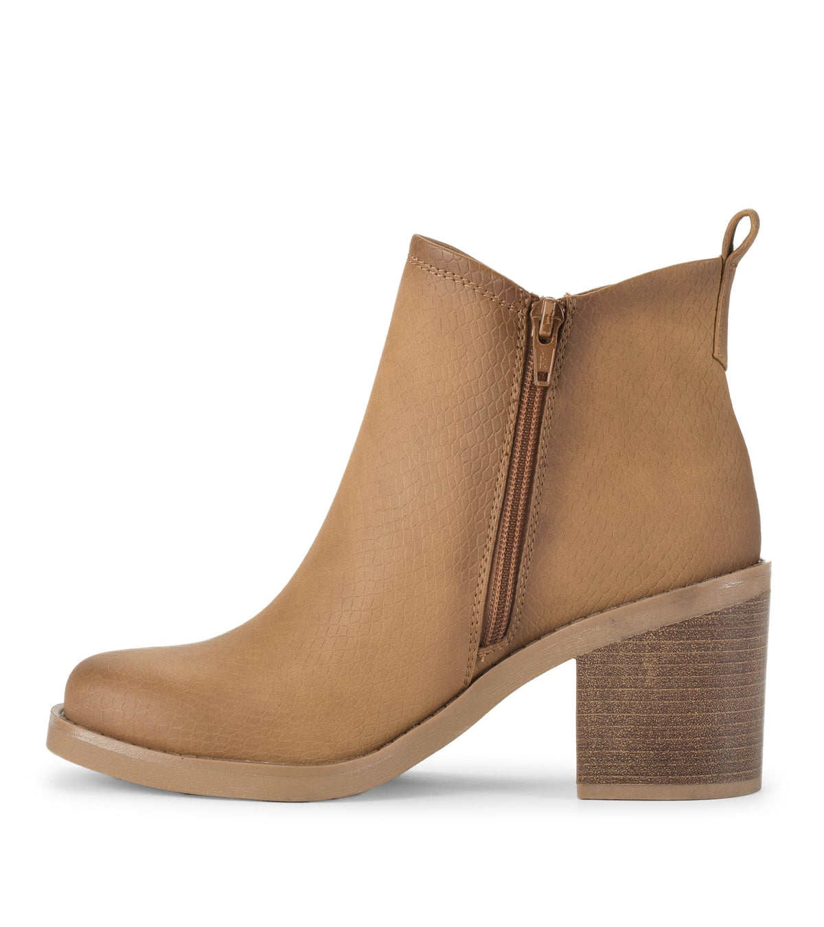 Maria Block Heel Bootie Sandstone - Women