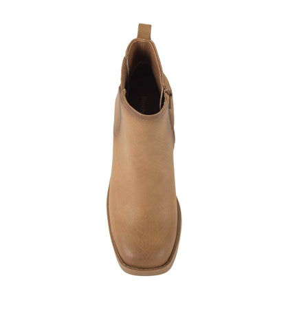 Maria Block Heel Bootie Sandstone - Women