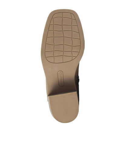 Maria Block Heel Bootie Sandstone - Women