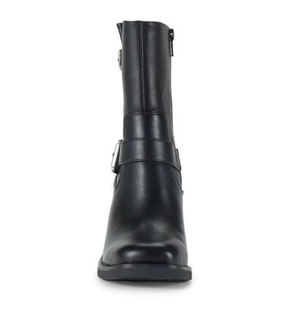 Mayla Mid Calf Boot Black - Women