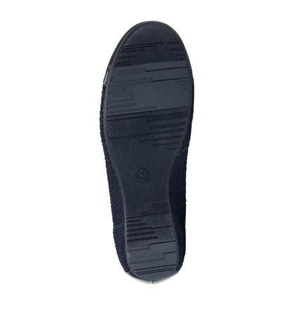Mia Casual Flat Navy - Women