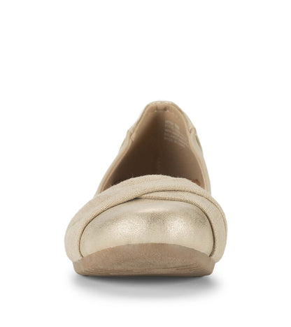 Mitsy Casual Flat Light Gold - Women