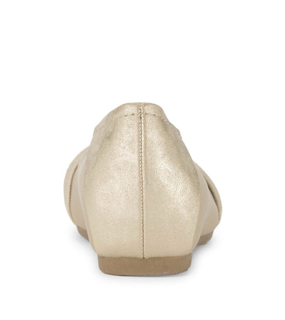 Mitsy Casual Flat Light Gold - Women