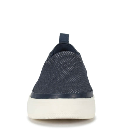 Nevin Slip On Sneaker Navy Blue Mesh - Women