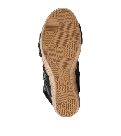 Rene Wedge Sandal Black - Women