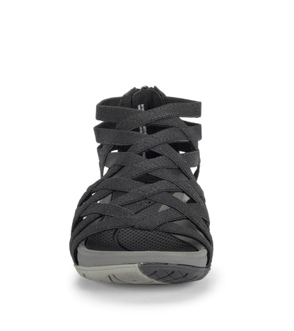 Samina Sandal Black Compass - Women