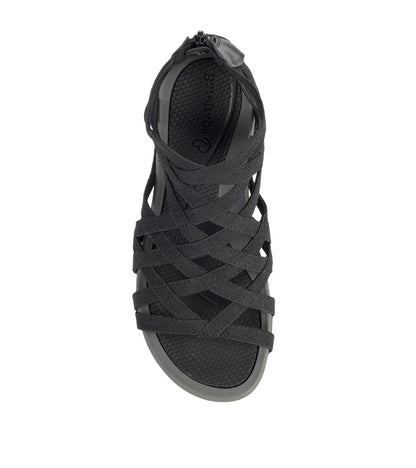 Samina Sandal Black Compass - Women