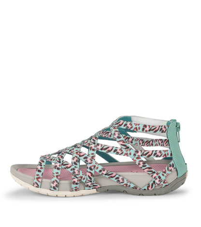 Samina Sandal Sage Multi Leopard - Women
