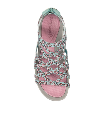 Samina Sandal Sage Multi Leopard - Women
