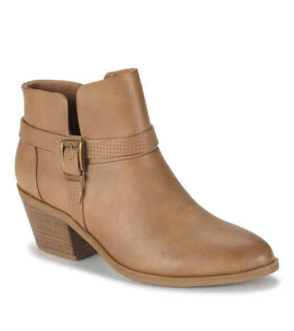 Santos Block Heel Bootie Salted Caramel - Women