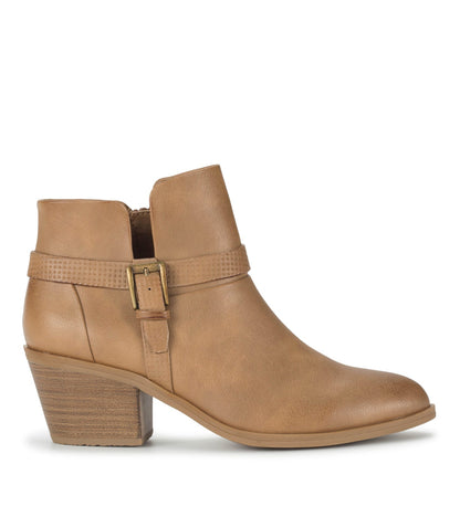 Santos Block Heel Bootie Salted Caramel - Women