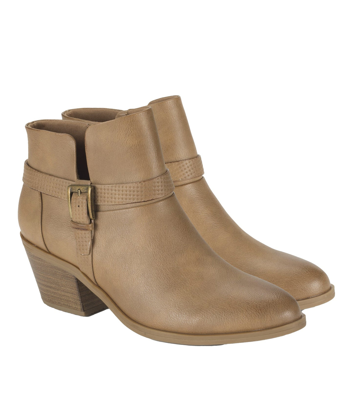 Santos Block Heel Bootie Salted Caramel - Women