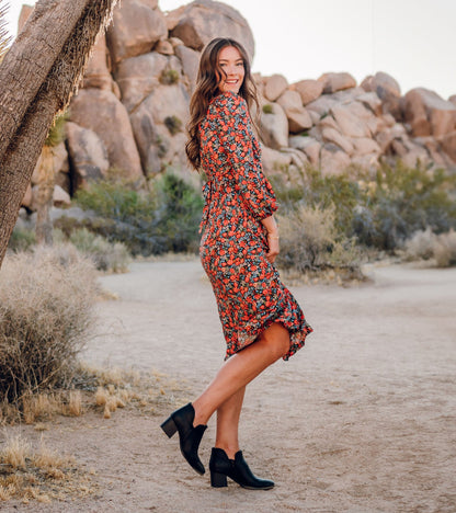 Tristen Ankle Bootie Black - Women