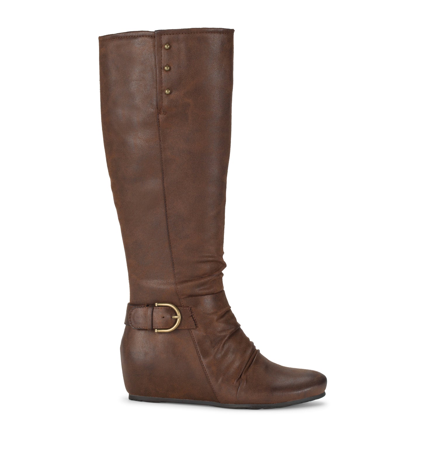Scarlett Tall Wedge Boot Brush Brown - Women