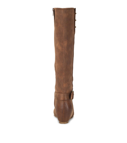 Scarlett Tall Wedge Boot Cashew - Women