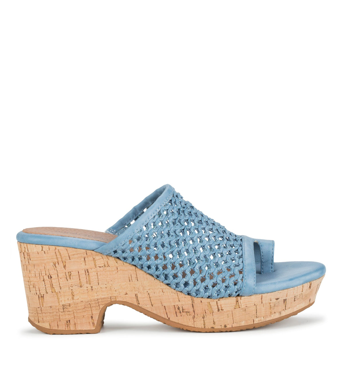 Bethie Wedge Sandal Island Blue - Women
