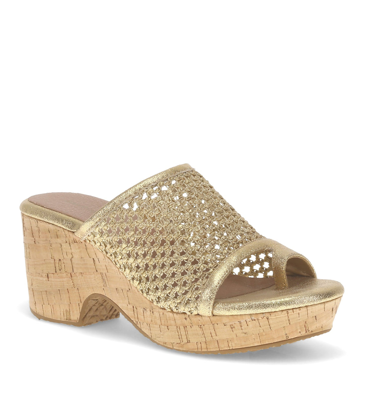 Bethie Wedge Sandal Old Gold - Women