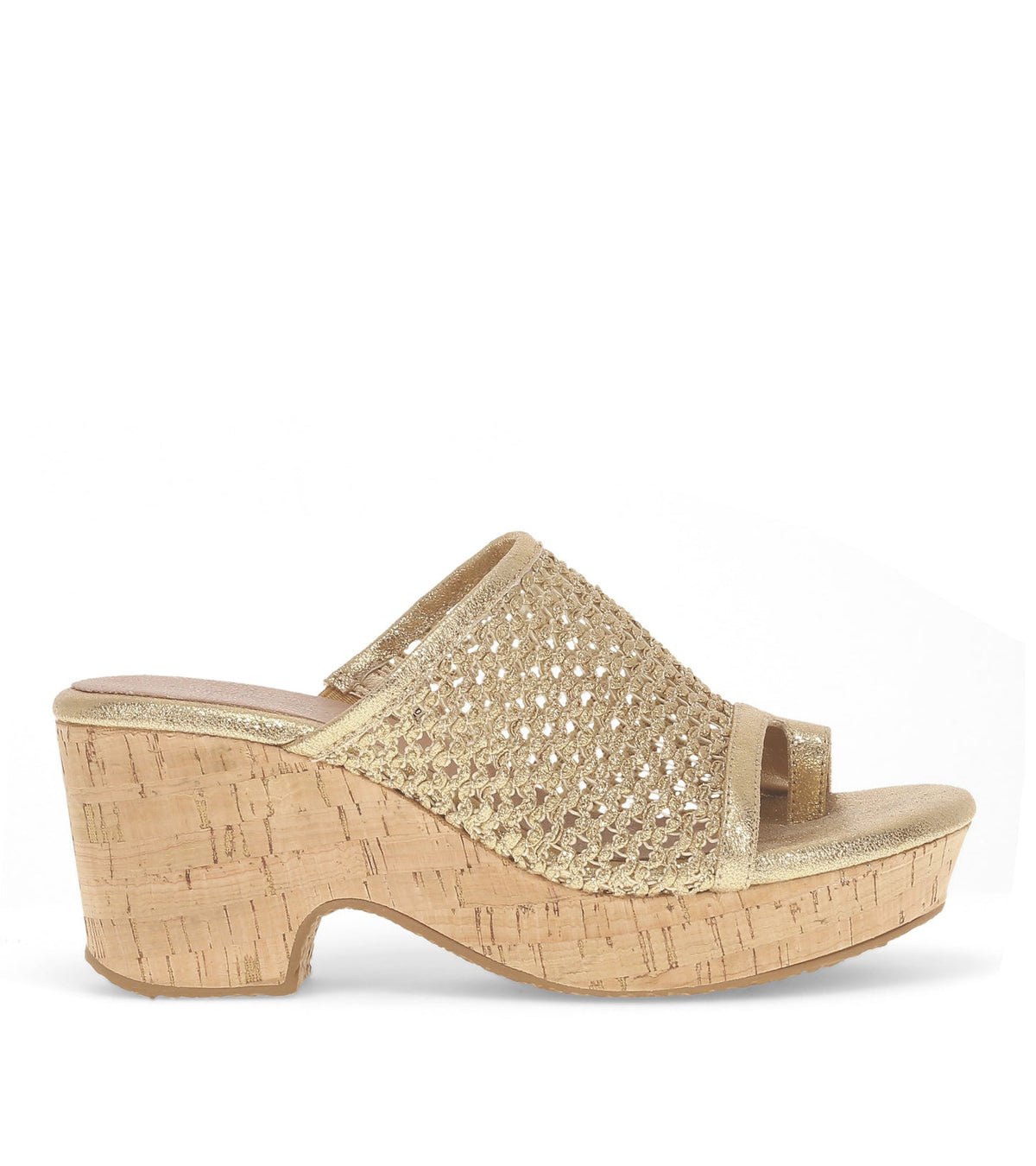 Bethie Wedge Sandal Old Gold - Women