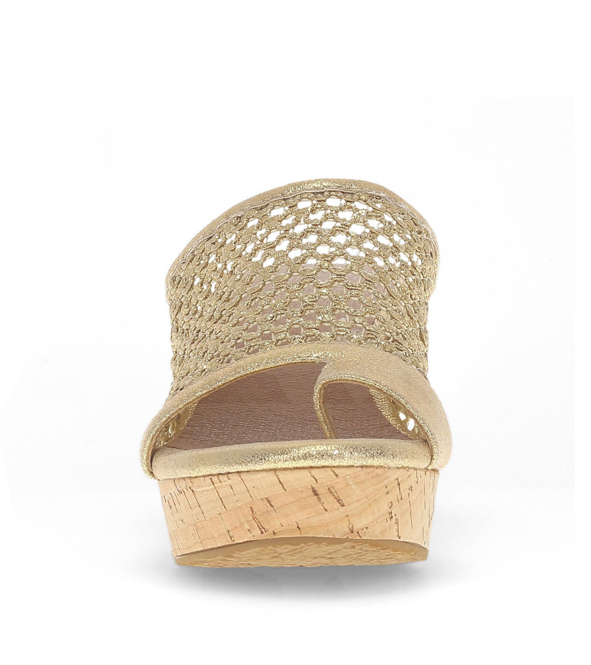 Bethie Wedge Sandal Old Gold - Women