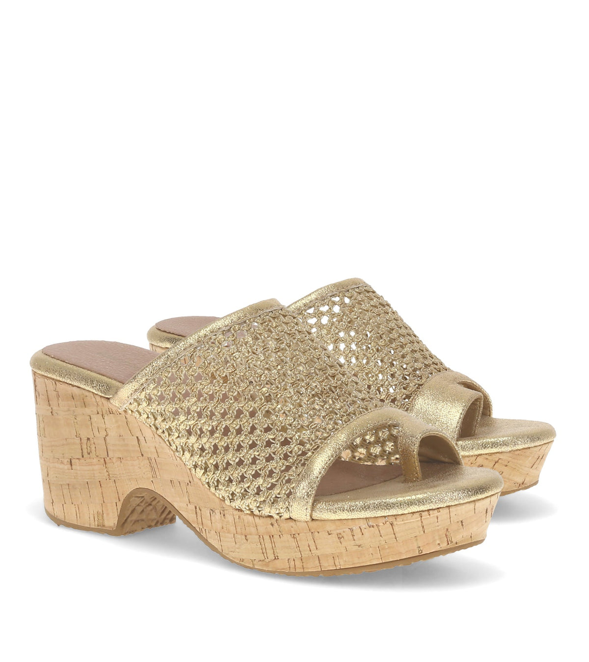 Bethie Wedge Sandal Old Gold - Women