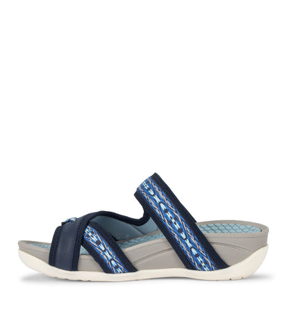 Deserae Slide Sandal Navy - Women