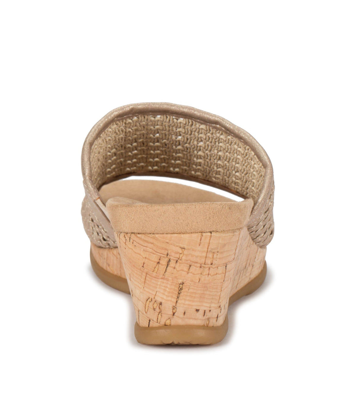 Flossey Wedge Slide Sandal Soft Gold - Women
