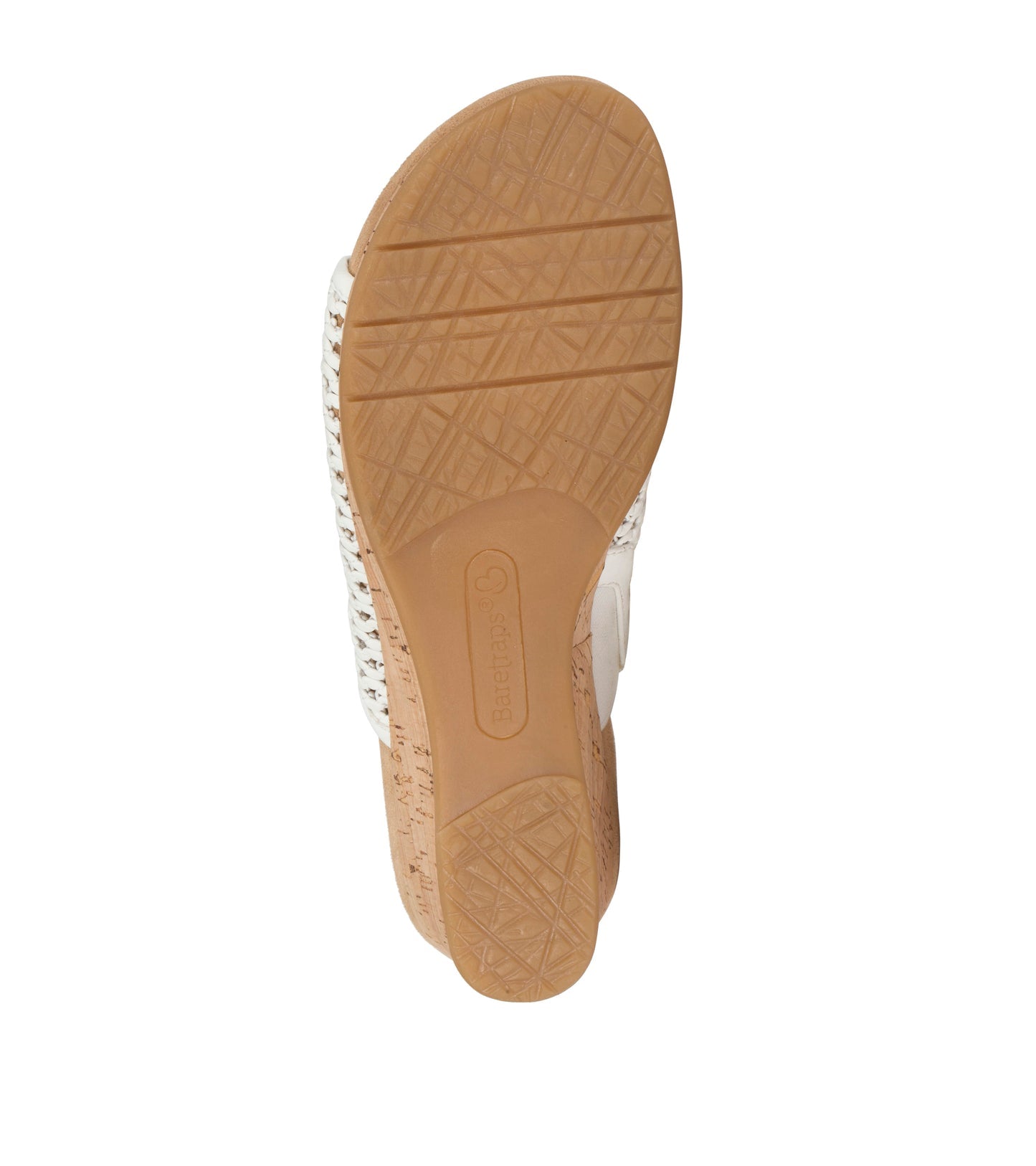Flossey Wedge Slide Sandal White - Women