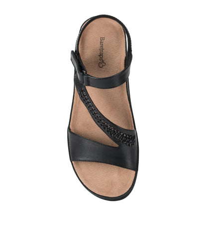 Frolick Wedge Sandal Black - Women