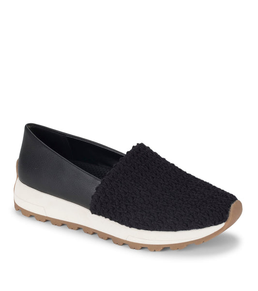 Gennie Slip On Black Crochet - Women